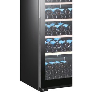 Racitor de vinuri HAIER WS171GA, Direct Cooling, 171 sticle, H 185 cm, Clasa G, negru Racitor de vinuri HAIER WS171GA, Direct Cooling, 171 sticle, H 185 cm, Clasa G, negru
