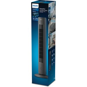 Ventilator turn PHILIPS CX5535/11 Seria 5000, 3 trepte viteza, 40W, Telecomanda, negru Ventilator turn PHILIPS CX5535/11 Seria 5000, 3 trepte viteza, 40W, Telecomanda, negru