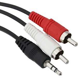 Cablu audio Jack 3.5mm - RCA VORTEX VO2829, 1.5m, negru Cablu audio Jack 3.5mm - RCA VORTEX VO2829, 1.5m, negru