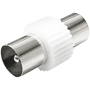 Cablu antena coaxial VORTEX VO2843, 3m, alb + Adaptor Cablu antena coaxial VORTEX VO2843, 3m, alb + Adaptor
