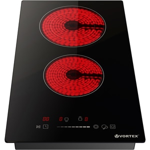 Plita incorporabila VORTEX VPV30DBK01S, Vitroceramica, 2 arzatoare, Touch Control, negru Plita incorporabila VORTEX VPV30DBK01S, Vitroceramica, 2 arzatoare, Touch Control, negru