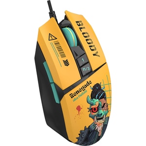 Mouse Gaming A4TECH W63 Max Renegade Midnight, 12000 dpi, galben Mouse Gaming A4TECH W63 Max Renegade Midnight, 12000 dpi, galben