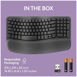 Tastatura wireless LOGITECH Wave Keys, Bluetooth, USB, Layout US INT, grafit Tastatura wireless LOGITECH Wave Keys, Bluetooth, USB, Layout US INT, grafit