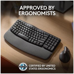 Tastatura wireless LOGITECH Wave Keys, Bluetooth, USB, Layout US INT, grafit Tastatura wireless LOGITECH Wave Keys, Bluetooth, USB, Layout US INT, grafit