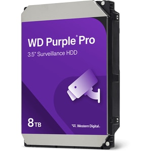 Hard Disk WD Purple Pro Surveillance, 8TB, 7200 RPM, SATA3, 256MB, WD8002PURP Hard Disk WD Purple Pro Surveillance, 8TB, 7200 RPM, SATA3, 256MB, WD8002PURP