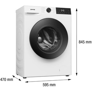 Masina de spalat rufe frontala slim GORENJE WG2PS94A12, SteamTech, 9 kg, 1400rpm, Clasa A, alb Masina de spalat rufe frontala slim GORENJE WG2PS94A12, SteamTech, 9 kg, 1400rpm, Clasa A, alb