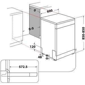 Masina de spalat vase independenta WHIRLPOOL WH2FFC14BN6X, 14 seturi, 9 programe, 60 cm, Clasa C, inox Masina de spalat vase independenta WHIRLPOOL WH2FFC14BN6X, 14 seturi, 9 programe, 60 cm, Clasa C, inox