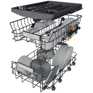 Masina de spalat vase incorporabila WHIRLPOOL WH6UB10BS7A0X, 6th Sense, 10 seturi, 9 programe, 45 cm, Clasa B, inox Masina de spalat vase incorporabila WHIRLPOOL WH6UB10BS7A0X, 6th Sense, 10 seturi, 9 programe, 45 cm, Clasa B, inox