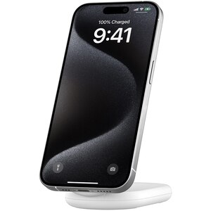 Incarcator wireless BELKIN WIB007VFWH, universal, QI, MagSafe 15W, alb Incarcator wireless BELKIN WIB007VFWH, universal, QI, MagSafe 15W, alb
