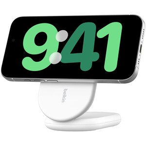 Incarcator wireless BELKIN WIB007VFWH, universal, QI, MagSafe 15W, alb Incarcator wireless BELKIN WIB007VFWH, universal, QI, MagSafe 15W, alb
