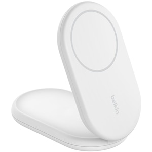 Incarcator wireless BELKIN WIB007VFWH, universal, QI, MagSafe 15W, alb Incarcator wireless BELKIN WIB007VFWH, universal, QI, MagSafe 15W, alb