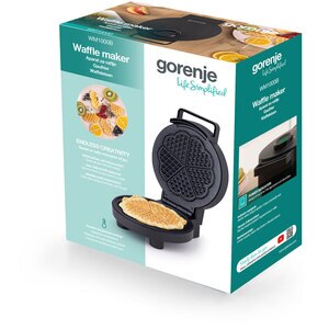 Aparat de facut waffe GORENJE WM1000B, 1000W, negru Aparat de facut waffe GORENJE WM1000B, 1000W, negru