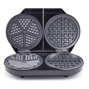 Aparat de facut waffe GORENJE WM1400SB, 1400W, argintiu-negru Aparat de facut waffe GORENJE WM1400SB, 1400W, argintiu-negru