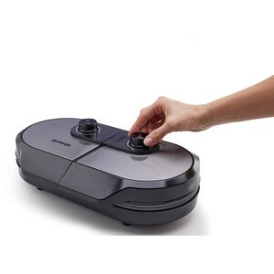 Aparat de facut waffe GORENJE WM1400SB, 1400W, argintiu-negru Aparat de facut waffe GORENJE WM1400SB, 1400W, argintiu-negru