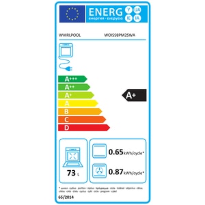Cuptor incorporabil WHIRLPOOL WOI5S8PM2SWA, Electric, Autocuratare pirolitica + hidrolitica, 73 l, Clasa A+, 6th Sense, alb Cuptor incorporabil WHIRLPOOL WOI5S8PM2SWA, Electric, Autocuratare pirolitica + hidrolitica, 73 l, Clasa A+, 6th Sense, alb