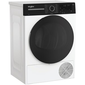 Uscator de rufe WHIRLPOOL WPS D8 WBS EE, 6th Sense, Pompa de caldura, 8 kg, 15 programe, Clasa D, alb Uscator de rufe WHIRLPOOL WPS D8 WBS EE, 6th Sense, Pompa de caldura, 8 kg, 15 programe, Clasa D, alb