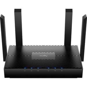 Router Wireless Gigabit CUDY WR3000 AX3000, Wi-Fi 6, Dual-Band 574 + 2402 Mbps, negru Router Wireless Gigabit CUDY WR3000 AX3000, Wi-Fi 6, Dual-Band 574 + 2402 Mbps, negru
