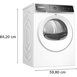 Uscator de rufe BOSCH WRB247CEBY, Condensare si pompa de caldura, 9 kg, 14 programe, Clasa A, alb Uscator de rufe BOSCH WRB247CEBY, Condensare si pompa de caldura, 9 kg, 14 programe, Clasa A, alb