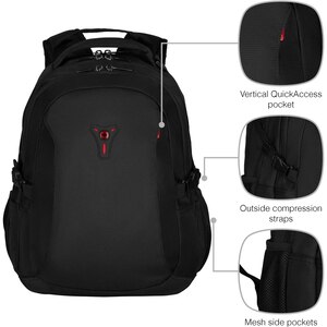 Rucsac laptop WENGER Sidebar, 16", negru Rucsac laptop WENGER Sidebar, 16", negru
