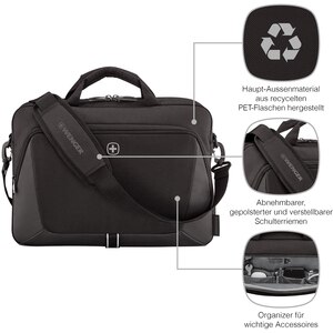 Geanta laptop WENGER XE, 16", negru Geanta laptop WENGER XE, 16", negru