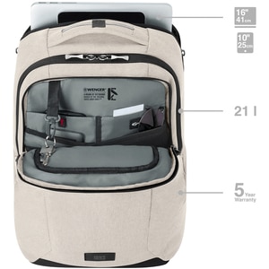Rucsac laptop WENGER MX Professional, 16", bej Rucsac laptop WENGER MX Professional, 16", bej