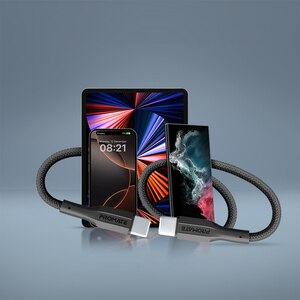 Cablu PROMATE XCord-CC200, USB-C - USB-C, 2m, negru Cablu PROMATE XCord-CC200, USB-C - USB-C, 2m, negru
