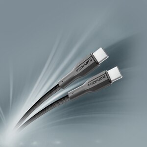 Cablu PROMATE XCord-CC200, USB-C - USB-C, 2m, negru Cablu PROMATE XCord-CC200, USB-C - USB-C, 2m, negru