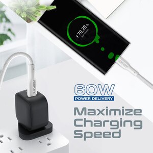 Cablu PROMATE XCord-CC200, USB-C - USB-C, 2m, alb Cablu PROMATE XCord-CC200, USB-C - USB-C, 2m, alb