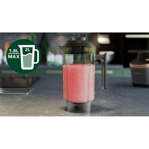 Blender PHILIPS Flip&Juice HR3770/00, 2l, 1500W, 12 trepte viteza, negru Blender PHILIPS Flip&Juice HR3770/00, 2l, 1500W, 12 trepte viteza, negru