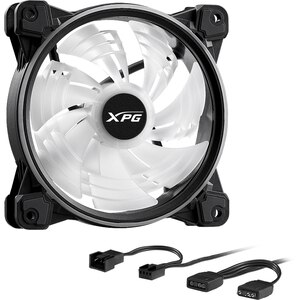 Ventilator PC XPG Hurricane 120 ARGB PWM, 120mm, negru Ventilator PC XPG Hurricane 120 ARGB PWM, 120mm, negru