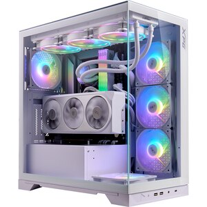Carcasa PC XPG Invarder X, USB 3.2 Type-C, fara sursa, ARGB, alb Carcasa PC XPG Invarder X, USB 3.2 Type-C, fara sursa, ARGB, alb