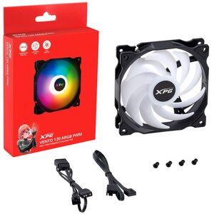 Ventilator PC XPG Vento 120 ARGB PWM, 120mm, negru Ventilator PC XPG Vento 120 ARGB PWM, 120mm, negru