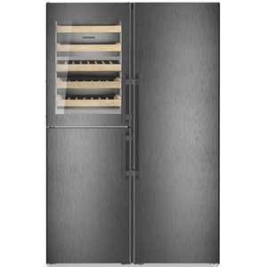 Side by Side LIEBHERR XRCbs 5295 Peak, Duo Cooling, 691 l, H 185.5 cm, Clasa C/D, compartiment de temperare a vinului, dark inox Side by Side LIEBHERR XRCbs 5295 Peak, Duo Cooling, 691 l, H 185.5 cm, Clasa C/D, compartiment de temperare a vinului, dark inox