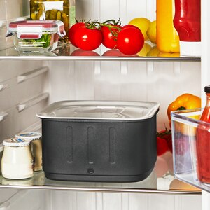 Friteuza cu aer cald TEFAL Easy Fry Silence EY551HE0, 1.5kg, 5l, 1670W, gri inchis-negru Friteuza cu aer cald TEFAL Easy Fry Silence EY551HE0, 1.5kg, 5l, 1670W, gri inchis-negru