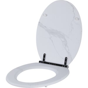 Capac WC GOODHOME Pilica YMD328UK15, inchidere lenta, duroplast, alb marmorat Capac WC GOODHOME Pilica YMD328UK15, inchidere lenta, duroplast, alb marmorat