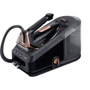 Statie de calcat BRAUN CareStyle 7 Pro IS7286, 2700W, 650g/min, 2l, talpa EloxalPlus, negru-auriu Statie de calcat BRAUN CareStyle 7 Pro IS7286, 2700W, 650g/min, 2l, talpa EloxalPlus, negru-auriu