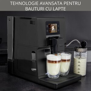 Espressor automat KRUPS Intuition EA873810, 3l, 1450W, 15 bar, negru-argintiu Espressor automat KRUPS Intuition EA873810, 3l, 1450W, 15 bar, negru-argintiu
