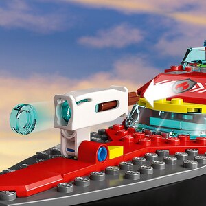 LEGO City: Barca de salvare a pompierilor 60373, 5 ani+, 144 piese LEGO City: Barca de salvare a pompierilor 60373, 5 ani+, 144 piese