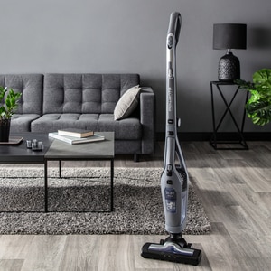 Aspirator vertical ROWENTA Dual Force 2in1 RH6756WO, 0.6l, 21.6V, autonomie max 75 min, tehnologie ciclonica, gri Aspirator vertical ROWENTA Dual Force 2in1 RH6756WO, 0.6l, 21.6V, autonomie max 75 min, tehnologie ciclonica, gri