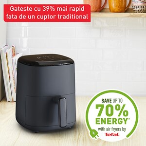 Friteuza cu aer cald TEFAL Easy Fry EY145B10, 1kg, 3l, 1300W, bleumarin-negru Friteuza cu aer cald TEFAL Easy Fry EY145B10, 1kg, 3l, 1300W, bleumarin-negru