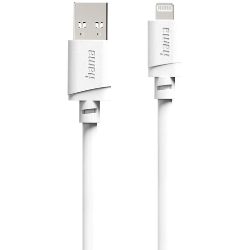 Cablu date HAMA 201802, USB-A - Lightning, 3m, alb Cablu date HAMA 201802, USB-A - Lightning, 3m, alb