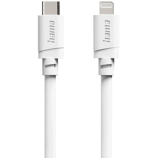 Cablu date HAMA 201817, USB-C - Lightning, 3m, alb Cablu date HAMA 201817, USB-C - Lightning, 3m, alb