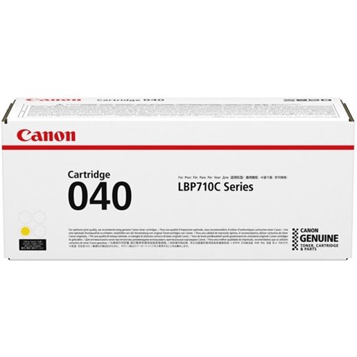 Toner original CANON 040, galben Toner original CANON 040, galben