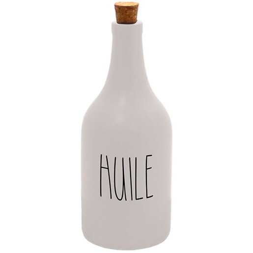 Sticla pentru ulei FRANDIS 041070, ceramica, 500 ml, alb Sticla pentru ulei FRANDIS 041070, ceramica, 500 ml, alb