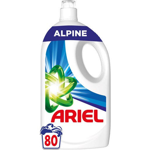 Detergent lichid ARIEL Alpine, 3.6 l, 80 spalari Detergent lichid ARIEL Alpine, 3.6 l, 80 spalari