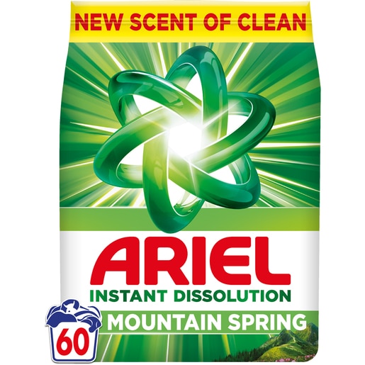 Detergent automat ARIEL Mountain Spring, 3.9 kg, 60 spalari Detergent automat ARIEL Mountain Spring, 3.9 kg, 60 spalari