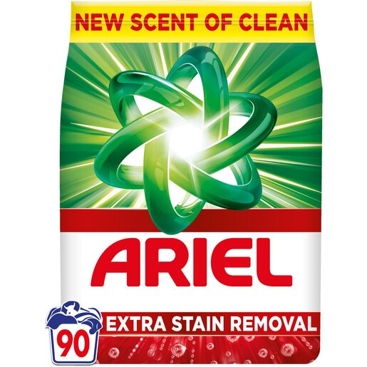 Detergent automat ARIEL Extra Stain removal, 5.85 kg, 90 spalari Detergent automat ARIEL Extra Stain removal, 5.85 kg, 90 spalari