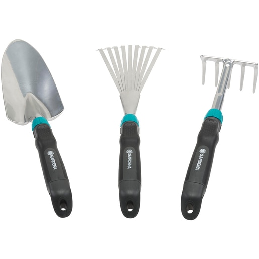 Kit unelte gradinarit comfort GARDENA, 43.2 x 18.5 x 11.2cm, turcoaz Kit unelte gradinarit comfort GARDENA, 43.2 x 18.5 x 11.2cm, turcoaz