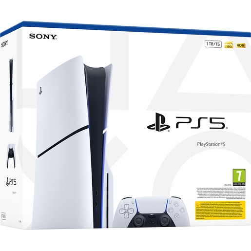 Consola PlayStation 5 Slim (PS5) 1TB, E-Chassis, White Consola PlayStation 5 Slim (PS5) 1TB, E-Chassis, White