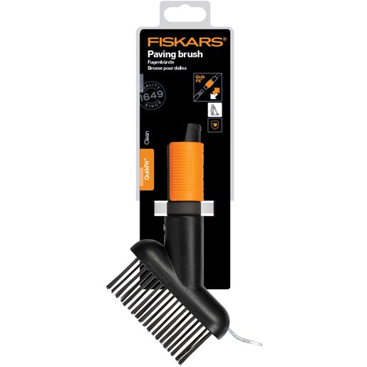 Perie FISKARS QuikFit, plastic, negru Perie FISKARS QuikFit, plastic, negru